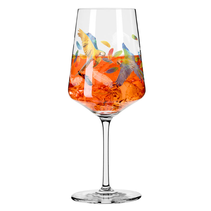 Calice aperitivo Aperizzo "Sommerrausch #11 - August Loibner Ballare su un ritmo diverso" cl 54/cm Ø8,3x22,5