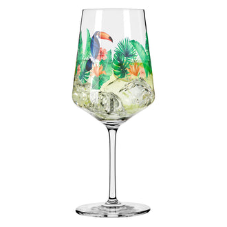 Calice aperitivo Hugo "Sommertau #13 - Artur Hakobyan Sulle altalene del tucano" cl 54/cm Ø8,3x22,5