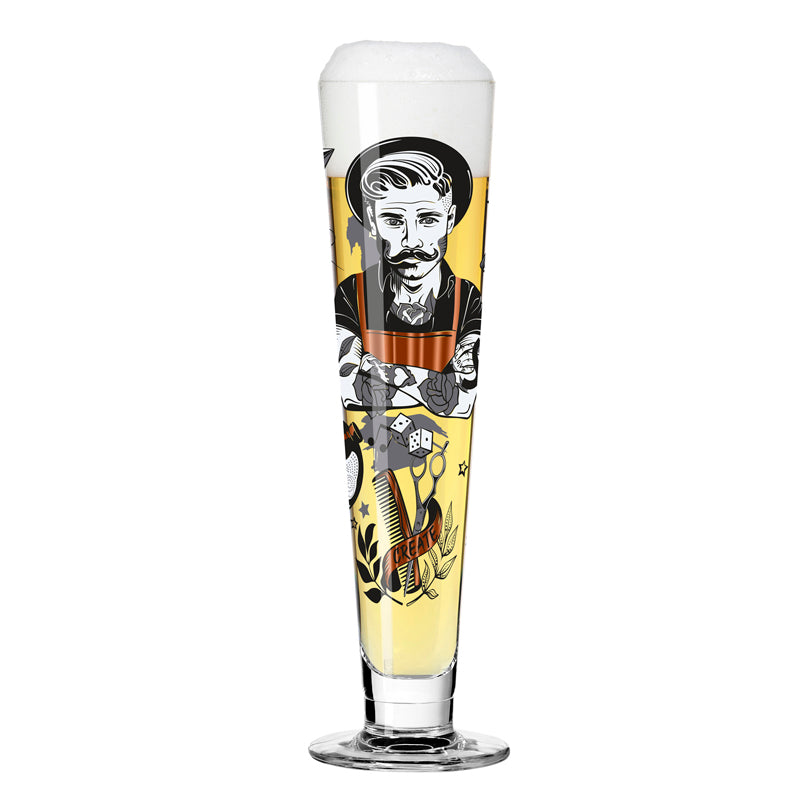 Calice birra "Heldenfest #9 - Bohr" cl 39/cm Ø7,5x25