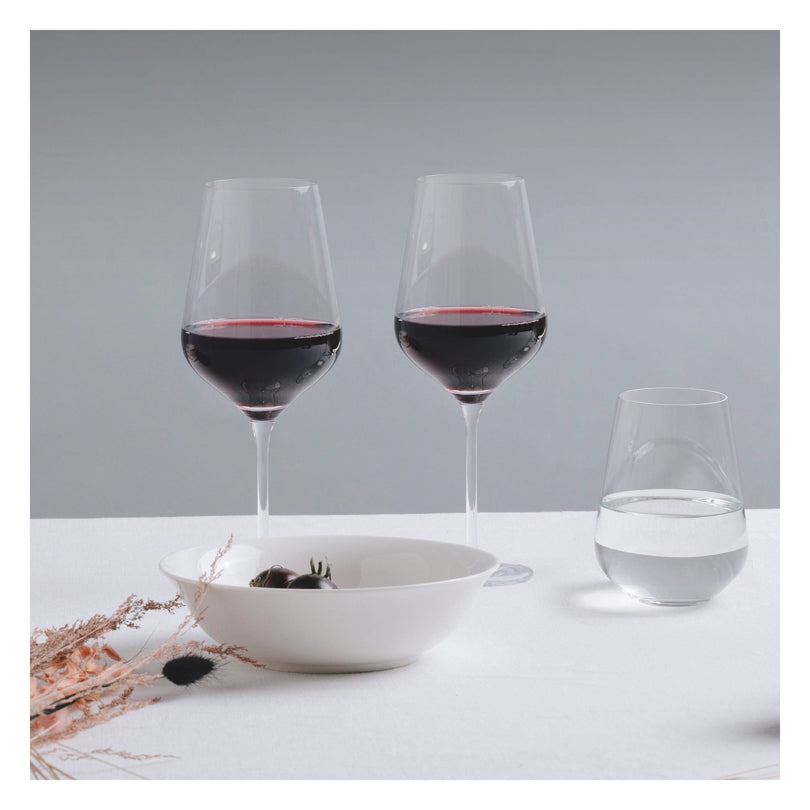 Set Calice vino rosso & Bicchiere acqua "Lichtweiss Aurelie Red", 12 pezzi l 0,57/0,54