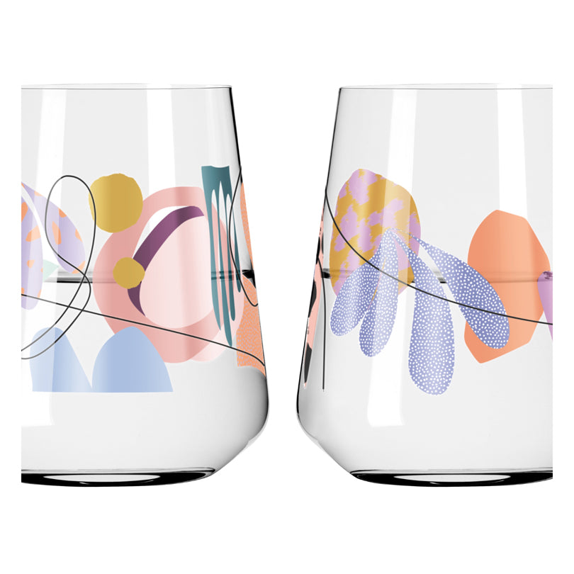 Tumbler "Allround Sommerrausch #1 - A. Proba", confezione assortita da 2 pezzi cl 51/cm Ø9,3x11