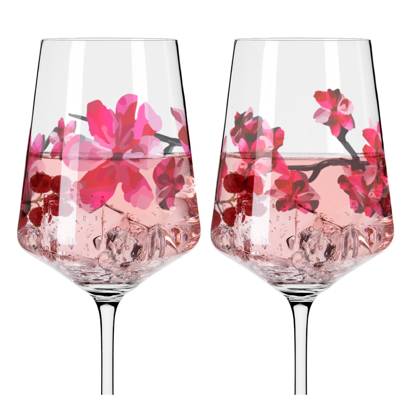 Calice Spritz "Sommersonett #6 - Vasconcelos", confezione assortita da 2 pezzi cl 54/cm Ø8,3x22,5
