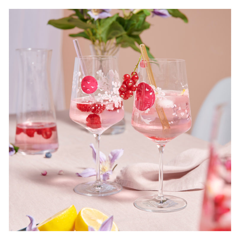 Calice Spritz "Sommersonett #7 - M. Sparschu", confezione assortita da 2 pezzi cl 54/cm Ø8,3x22,5