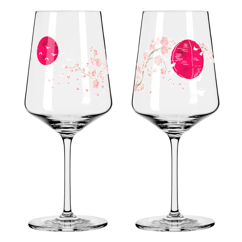 Calice Spritz "Sommersonett #7 - M. Sparschu", confezione assortita da 2 pezzi cl 54/cm Ø8,3x22,5