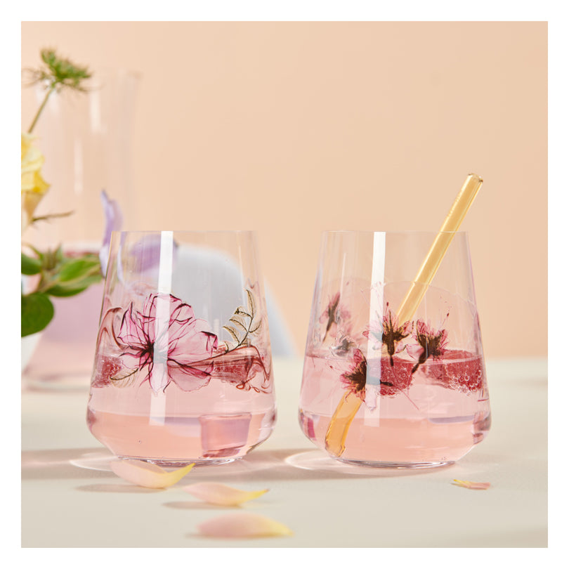 Tumbler "Allround Sommersonett #1 - Von Rüden & Eikler", confezione assortita da 2 pezzi cl 51/cm Ø9,3x11