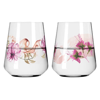 Tumbler "Allround Sommersonett #1 - Von Rüden & Eikler", confezione assortita da 2 pezzi cl 51/cm Ø9,3x11