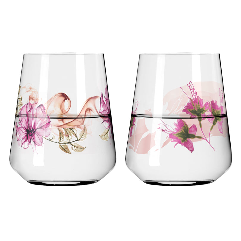 Tumbler "Allround Sommersonett #1 - Von Rüden & Eikler", confezione assortita da 2 pezzi cl 51/cm Ø9,3x11