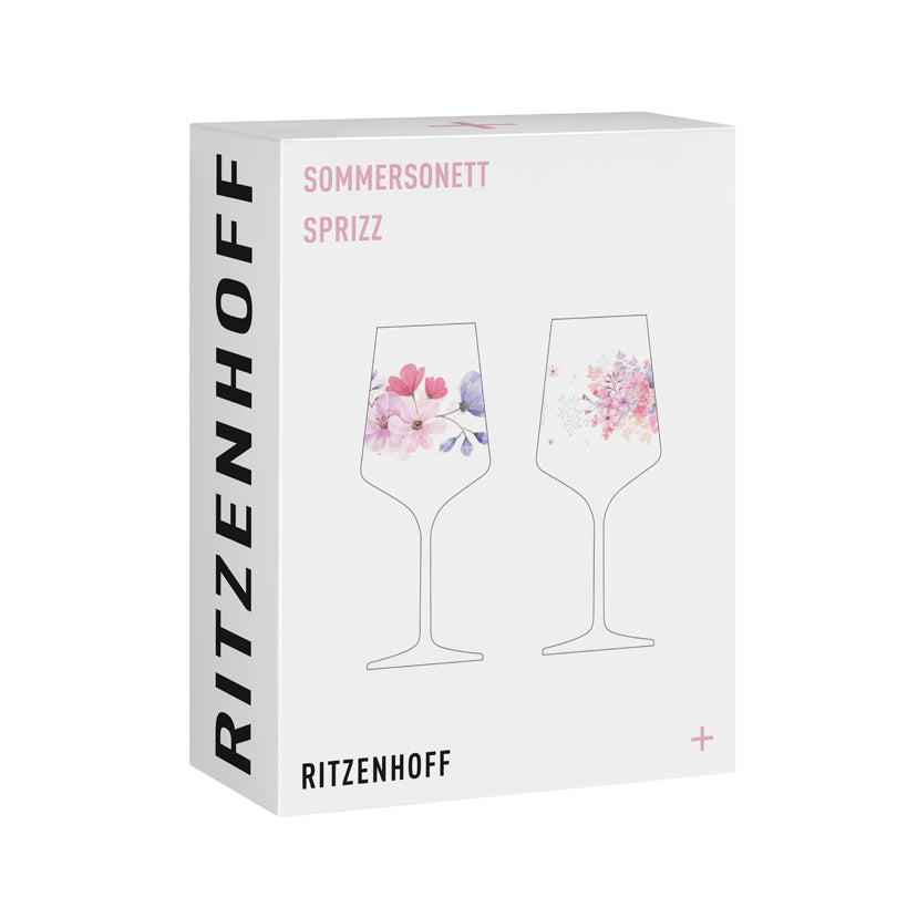 Calice Spritz "Sommersonett #9 - T. Kuhlmann", confezione assortita da 2 pezzi cl 54/cm Ø8x22,5