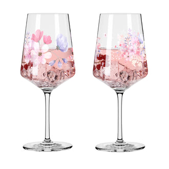 Calice Spritz "Sommersonett #9 - T. Kuhlmann", confezione assortita da 2 pezzi cl 54/cm Ø8x22,5