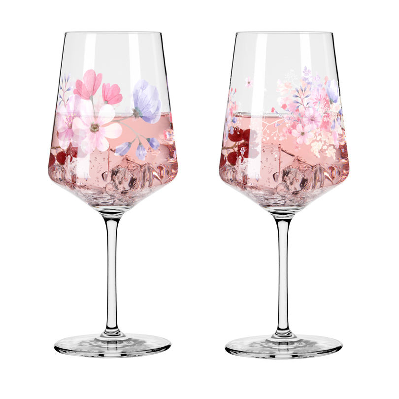 Calice Spritz "Sommersonett #9 - T. Kuhlmann", confezione assortita da 2 pezzi cl 54/cm Ø8x22,5