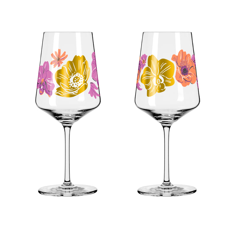 Calice aperitivo Aperizzo "Sommerrausch Deluxe #19 - J. Kay", confezione assortita da 2 pezzi cl 54/cm Ø8,3x22,5