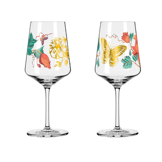 Calice aperitivo Aperizzo "Sommerrausch Deluxe #20 - E. Tjader", confezione assortita da 2 pezzi cl 54/cm Ø8,3x22,5