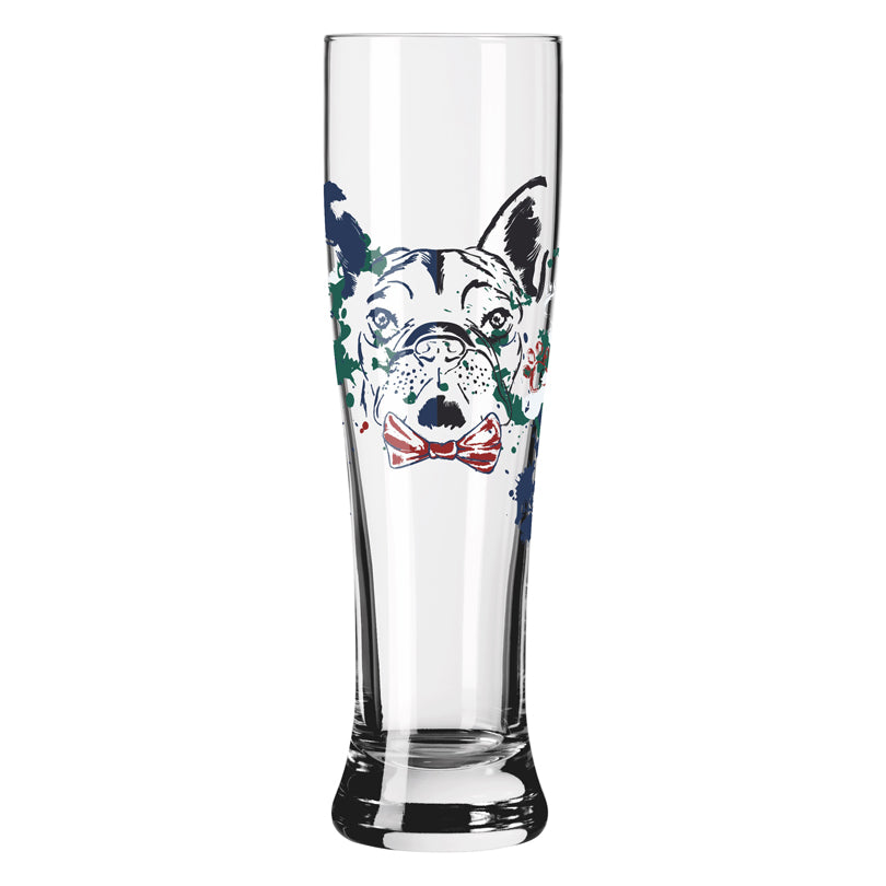 Bicchiere birra Weizen "Petfluenzer #1 - Oliveira", confezione assortita da 2 pezzi cl 65/cm Ø7,5x25,4