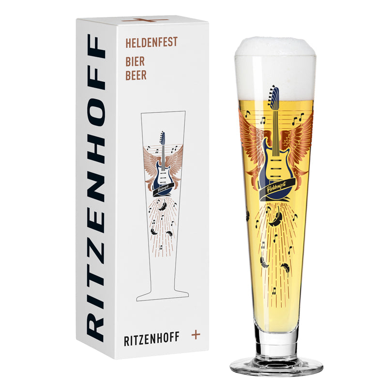 Calice birra "Heldenfest #17 - A. Behnke" cl 39/cm Ø7,5x25