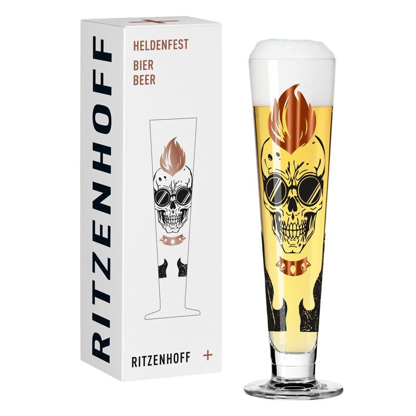 Calice birra "Heldenfest #18 - Sprenger-Pieper" cl 39/cm Ø7,5x25