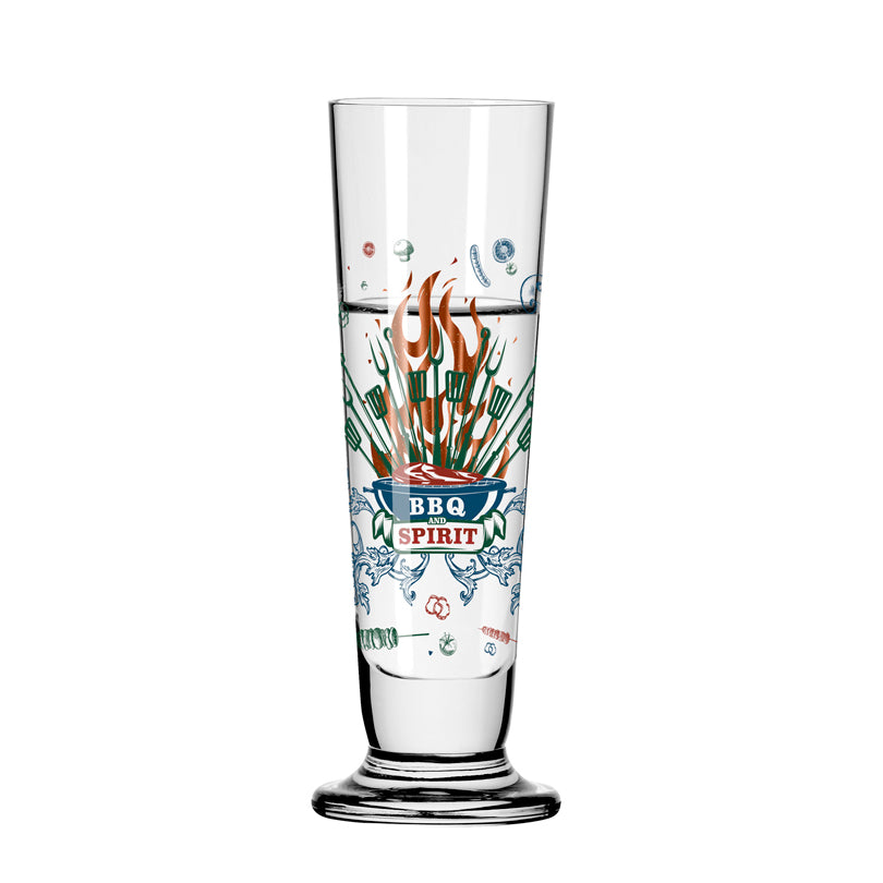 Bicchiere grappa "Heldenfest #14 - 2Percent" cl 5/cm Ø3,5x11,3
