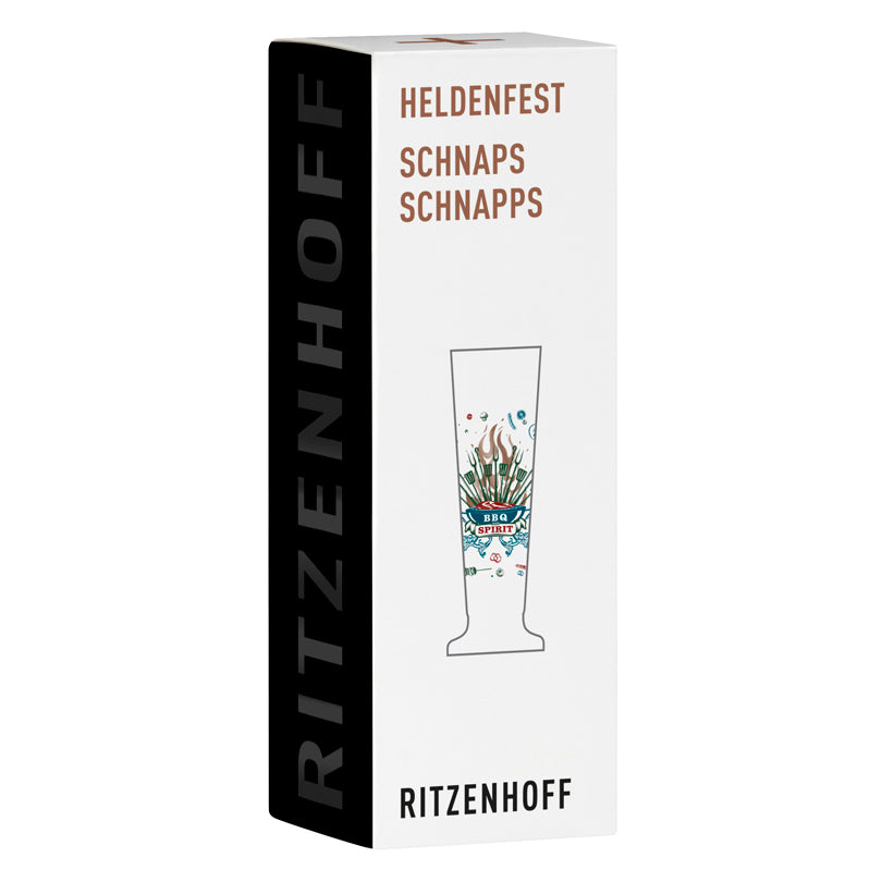Bicchiere grappa "Heldenfest #14 - 2Percent" cl 5/cm Ø3,5x11,3
