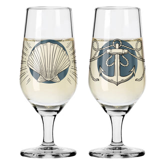 Bicchiere grappa "Brauchzeit #1 - P.Harris", confezione 2 pezzi cl 6/cm Ø3,1x10,4