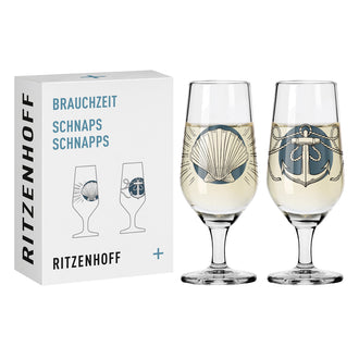 Bicchiere grappa "Brauchzeit #1 - P.Harris", confezione 2 pezzi cl 6/cm Ø3,1x10,4