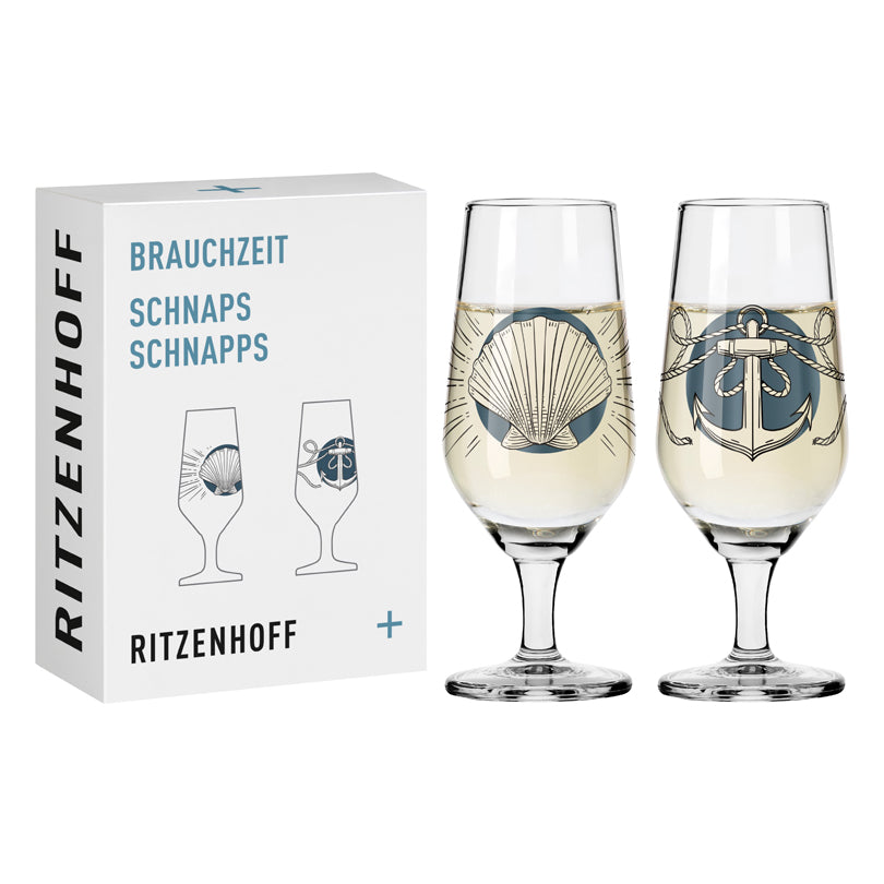 Bicchiere grappa "Brauchzeit #1 - P.Harris", confezione 2 pezzi cl 6/cm Ø3,1x10,4