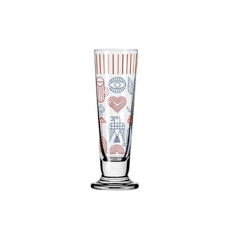 Bicchiere grappa "Heldenfest #15 - P. Farrell" cl 5/cm Ø3,5x11,3
