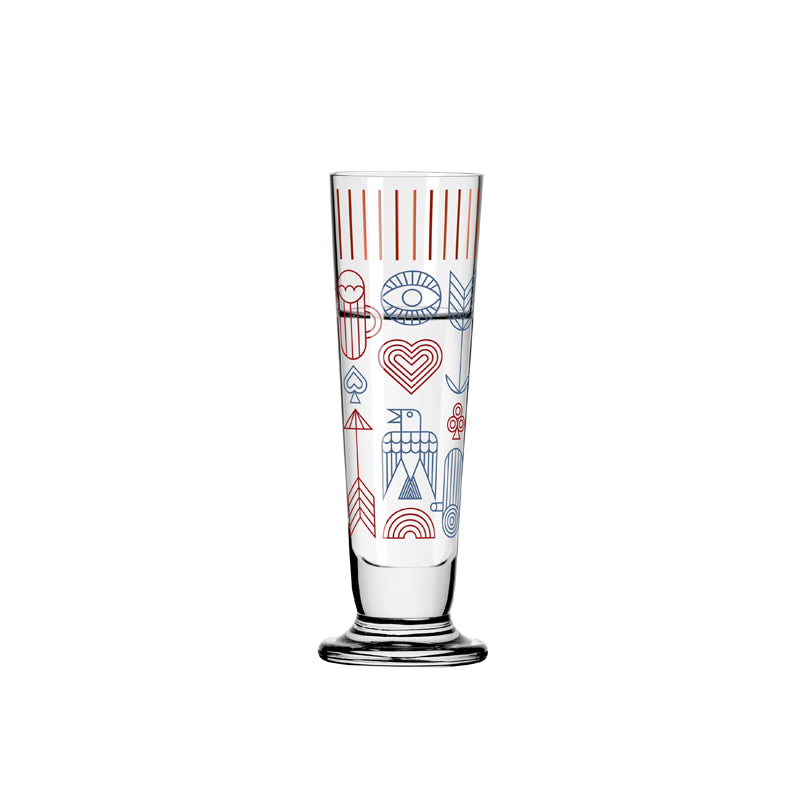 Bicchiere grappa "Heldenfest #15 - P. Farrell" cl 5/cm Ø3,5x11,3