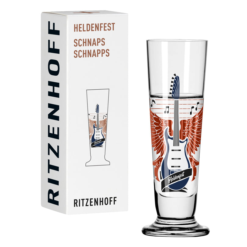 Bicchiere grappa "Heldenfest #17 - A. Behnke" cl 5/cm Ø3,5x11,3