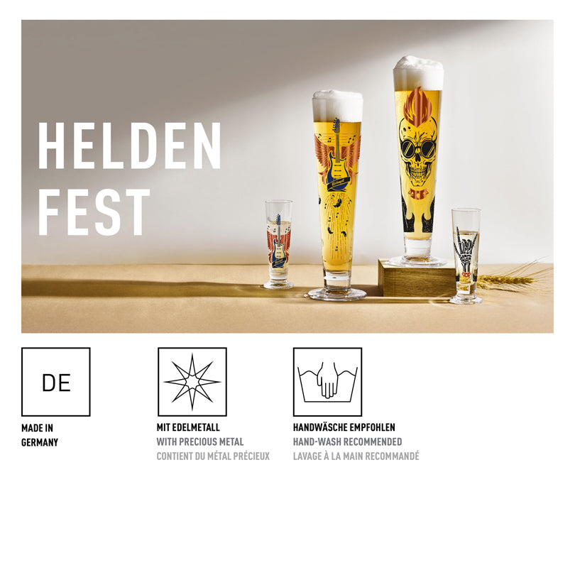 Bicchiere grappa "Heldenfest #17 - A. Behnke" cl 5/cm Ø3,5x11,3