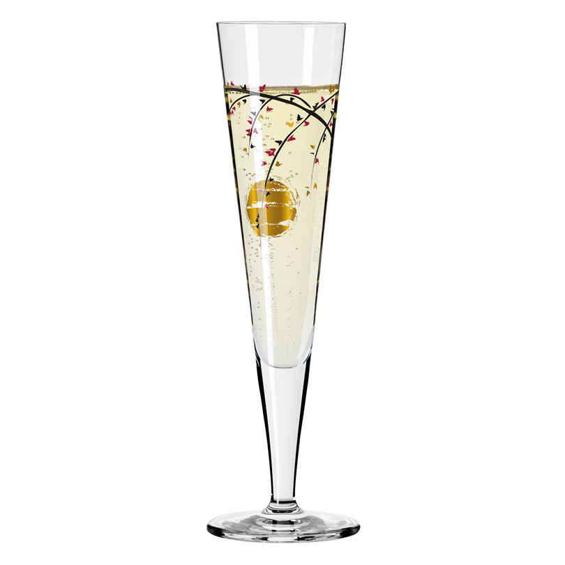 Calice champagne Champus "Goldnacht #14 - Rachel Hoshino" cl 20/cm Ø7,2x24