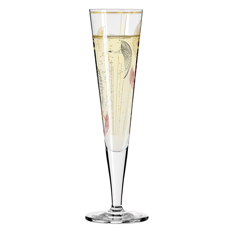 Calice champagne Champus "Goldnacht #18 - Concetta Lorenzo" cl 20/cm Ø7,2x24