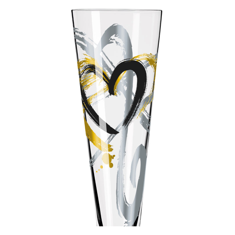 Calice champagne Champus "Goldnacht #1 - Thomas Marutschke" cl 20/cm Ø7,2x24