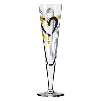 Calice champagne Champus "Goldnacht #1 - Thomas Marutschke" cl 20/cm Ø7,2x24