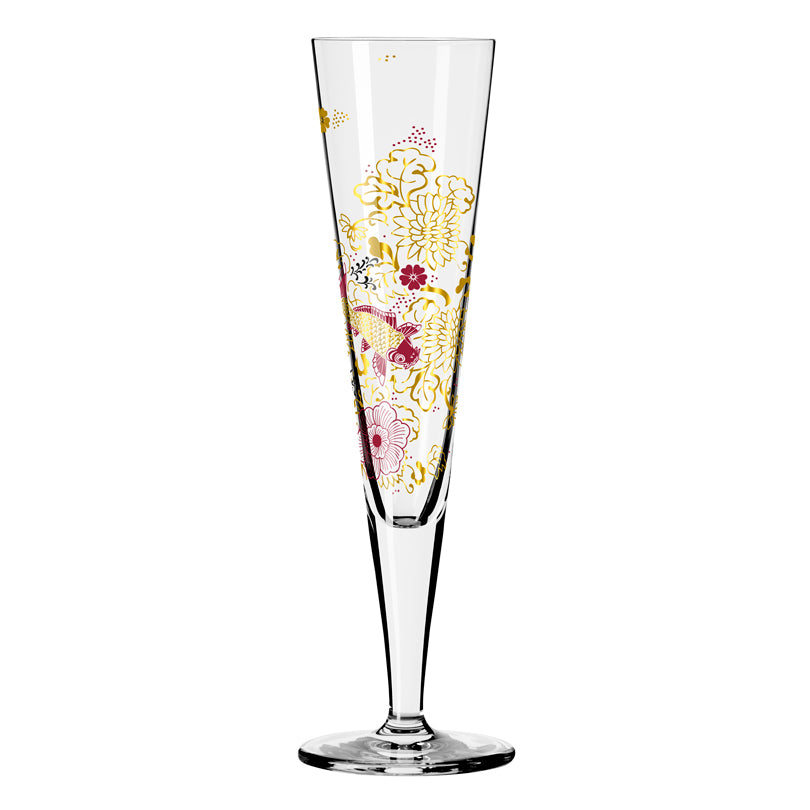 Calice champagne Champus "Goldnacht #23 - Stockebrand" cl 20/cm Ø7,2x24