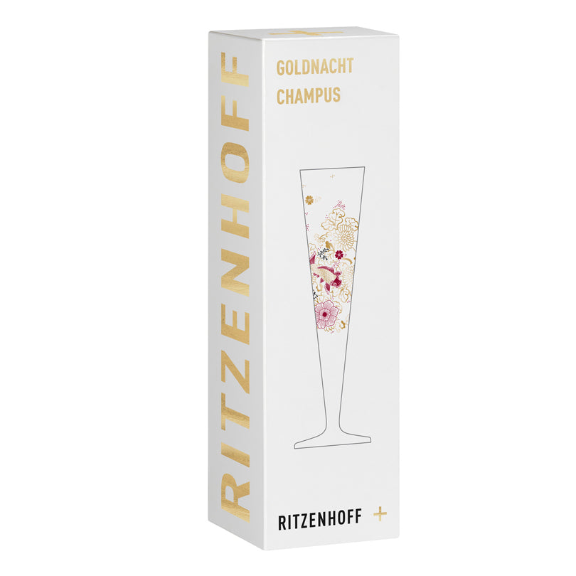 Calice champagne Champus "Goldnacht #23 - Stockebrand" cl 20/cm Ø7,2x24