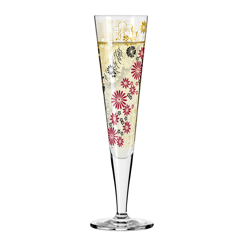 Calice champagne Champus "Goldnacht #24 - Stockebrand" cl 20/cm Ø7,2x24