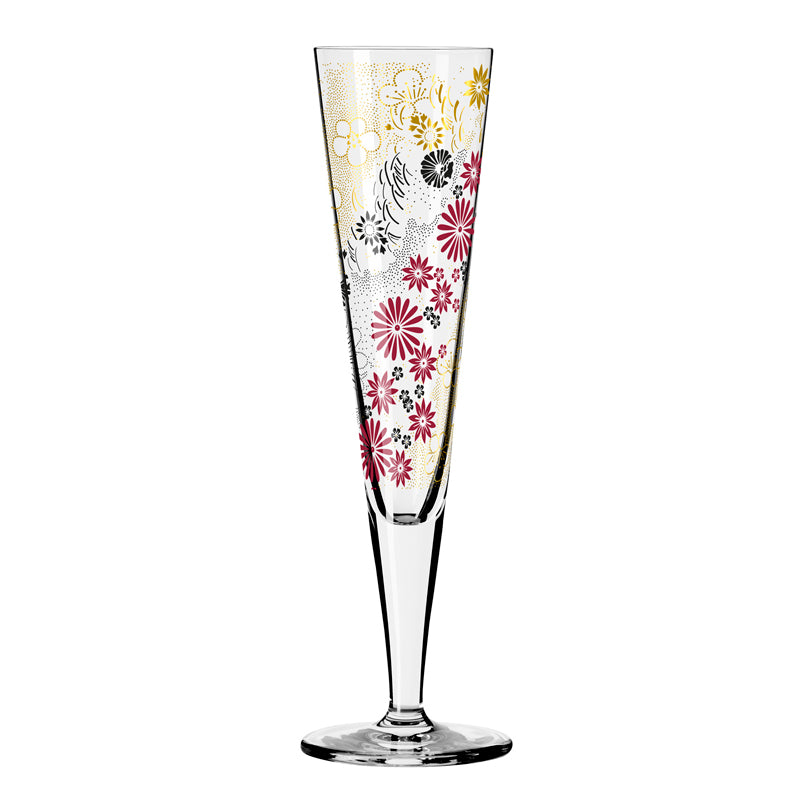 Calice champagne Champus "Goldnacht #24 - Stockebrand" cl 20/cm Ø7,2x24