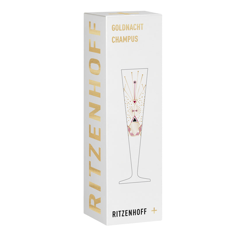 Calice champagne Champus "Goldnacht #25 - Bohr" cl 20/cm Ø7,2x24