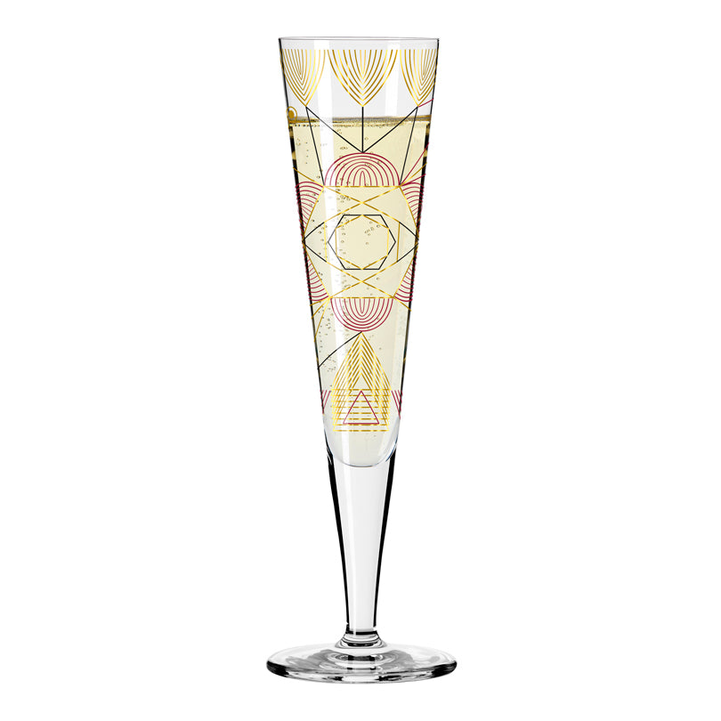 Calice champagne Champus "Goldnacht #26 - Bohr" cl 20/cm Ø7,2x24