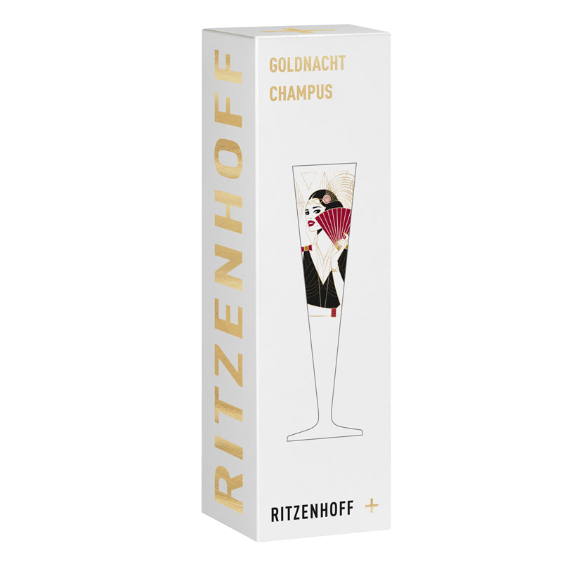 Calice champagne Champus "Goldnacht #28 - Halim" cl 20/cm Ø7,2x24