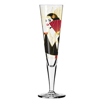 Calice champagne Champus "Goldnacht #28 - Halim" cl 20/cm Ø7,2x24