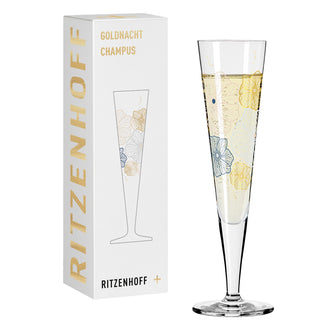 Calice champagne Champus "Goldnacht #36 - Concetta Lorenzo" cl 20/cm Ø7,2x24