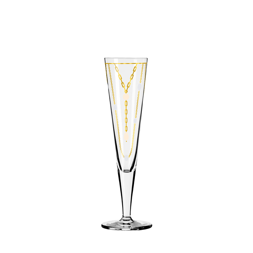 Calice champagne Champus "Goldnacht #39 - N. Jean" cl 20/cm Ø7,2x24