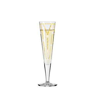 Calice champagne Champus "Goldnacht #39 - N. Jean" cl 20/cm Ø7,2x24