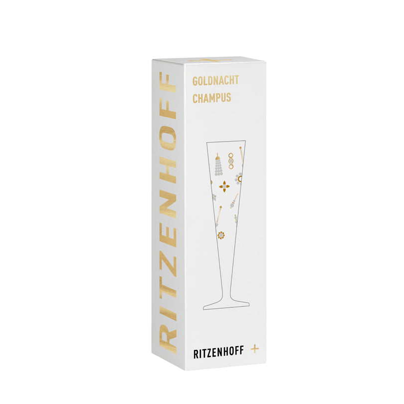 Calice champagne Champus "Goldnacht #40 - N. Jean" cl 20/cm Ø7,2x24