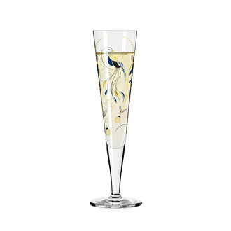 Calice champagne Champus "Goldnacht #43 - C.Kordes" cl 20/cm Ø7,2x24