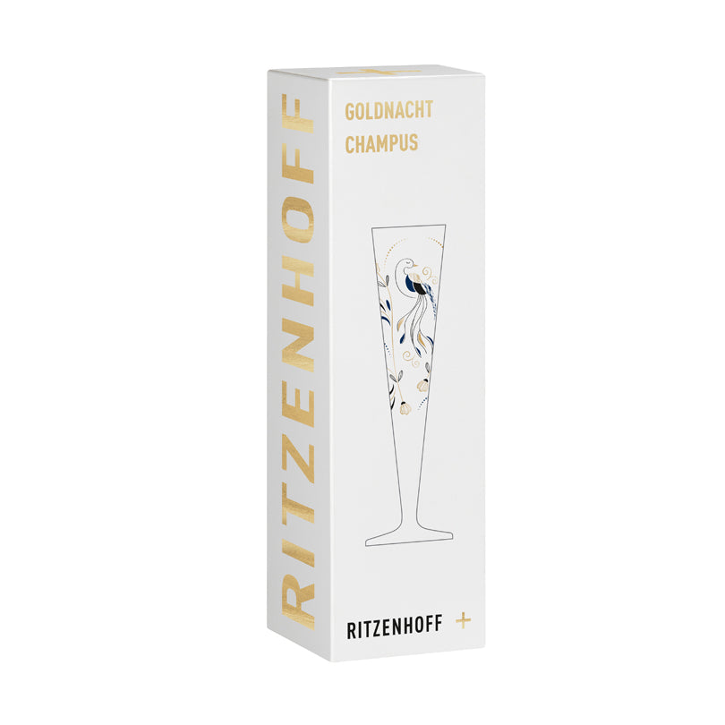 Calice champagne Champus "Goldnacht #43 - C.Kordes" cl 20/cm Ø7,2x24