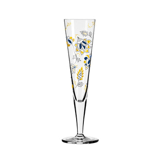 Calice champagne Champus "Goldnacht #44 - C.Kordes" cl 20/cm Ø7,2x24
