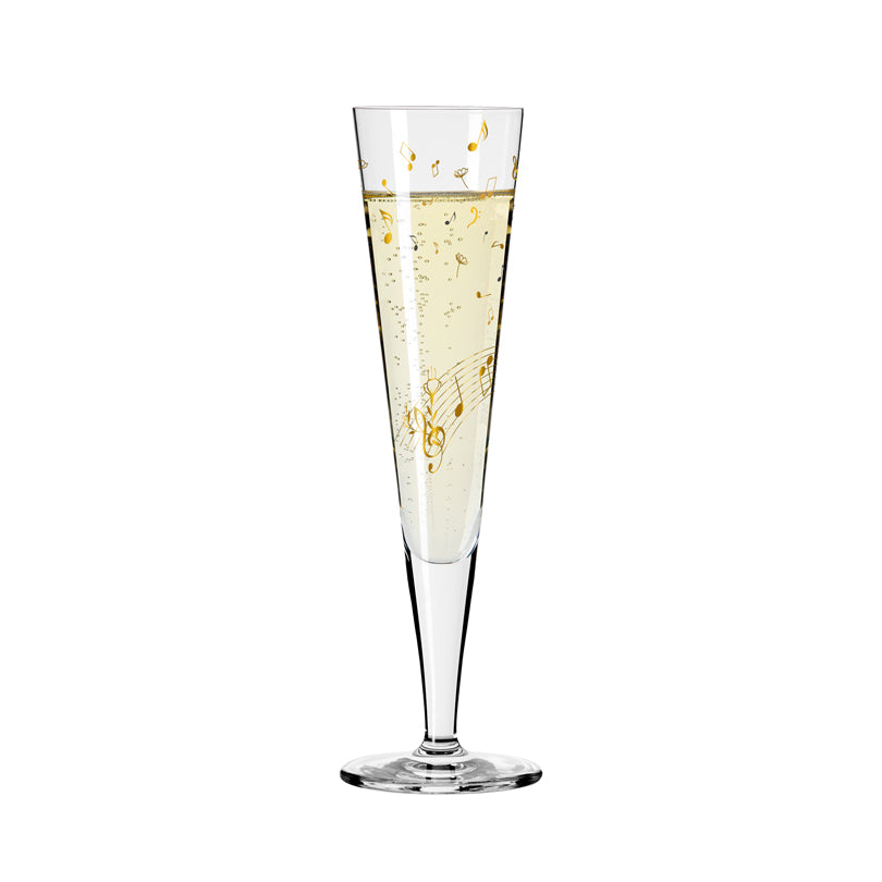 Calice champagne Champus "Goldnacht #46 - T.Kuhlmann" cl 20/cm Ø7,2x24