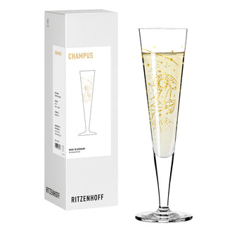 Calice champagne Champus "Astro #2 Ariete - Mubaza" cl 20/cm Ø7,2x24