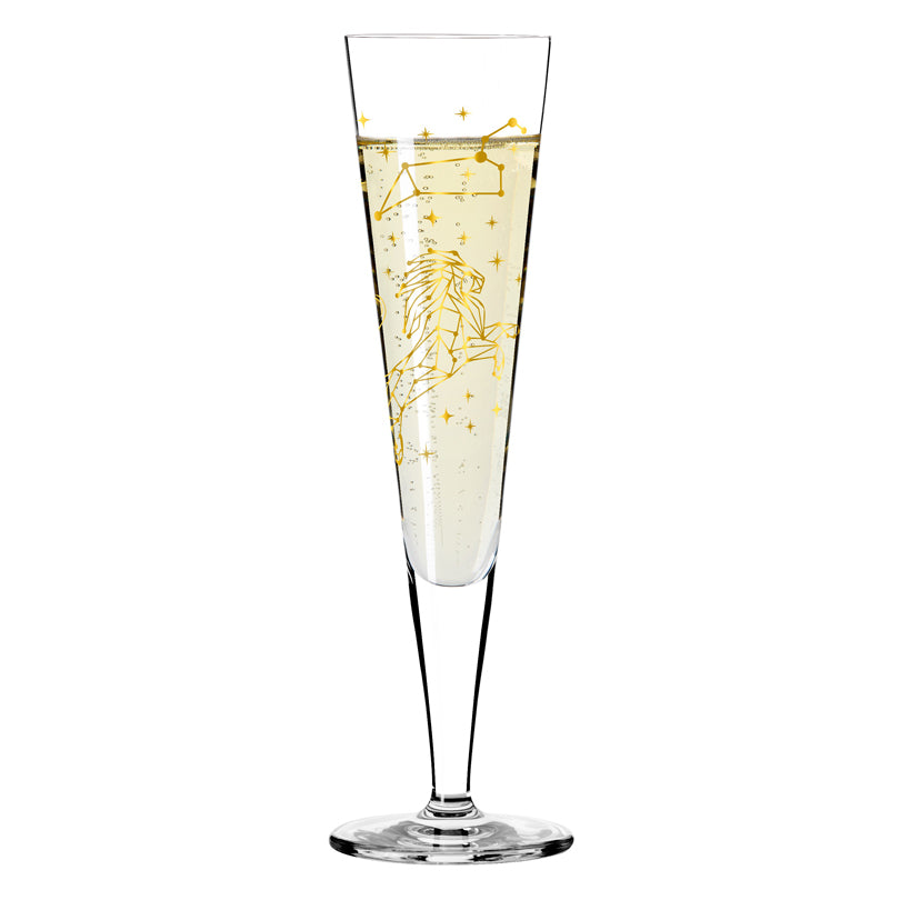 Calice champagne Champus "Astro #6 Leone - Mubaza" cl 20/cm Ø7,2x24